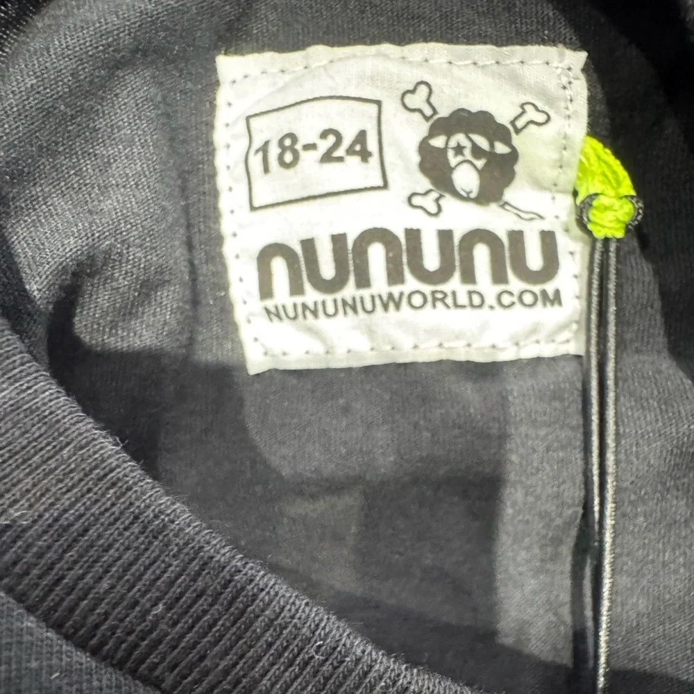 NUNUNU 1/2 & 1/2 Star 360 Dress Short Sleeves Grey Black 18-24 Months NWT - Picture 4 of 5